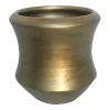 Bloempot Ballarat - D21 X H21cm - Mat Goud 1 Bloempot Ballarat - D21 X H21cm - Mat Goud -Woondecoratie Kortingen bloempot ballarat d21 x h21cm mat goud bloempot 1 2