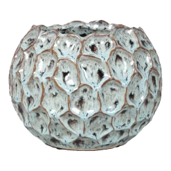 Bloempot Brussel - D15 X H11cm - Groen