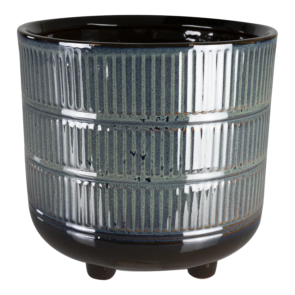 Bloempot Denise - D19 X H19cm - Sky Blue 3 Bloempot Denise - D19 X H19cm - Sky Blue