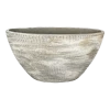 Bloempot Miami Ovaal - L41 X D19 X H22cm - Grijs -Woondecoratie Kortingen bloempot miami ovaal l41xd19xh22cm grijs bloempot 1