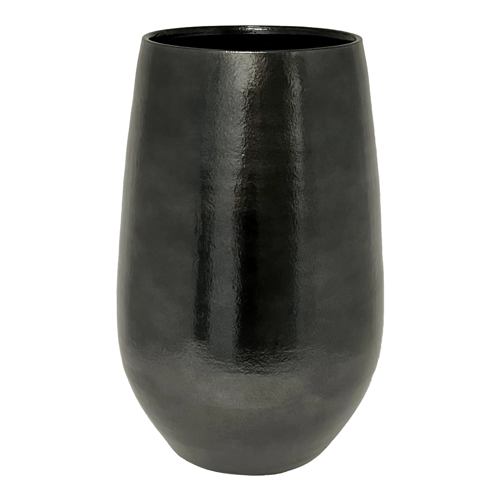 Bloempot Petra Hoog - D23 X H35cm - Platinum 3 Bloempot Petra Hoog - D23 X H35cm - Platinum