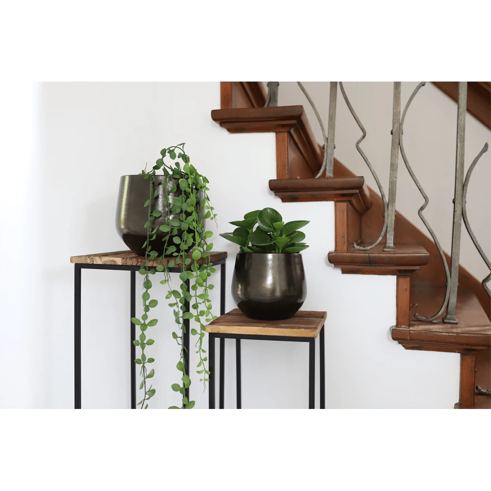 Bloempot Petra - D27 X H24cm - Koper 4 Bloempot Petra - D27 X H24cm - Koper - Afbeelding 2