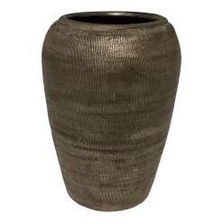 Bloempot Phoenix Hoog - D24 X H35cm - Zilver