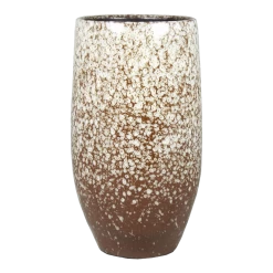 Bloempot Sepp Hoog - D18 X H35cm - Wit