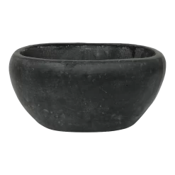 Bloempot Shanon Ovaal - L28 X B18 X H14cm - Load Grey