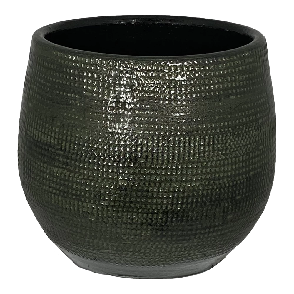 Bloempot Tokio - D39 X H36cm - Groen 3 Bloempot Tokio - D39 X H36cm - Groen