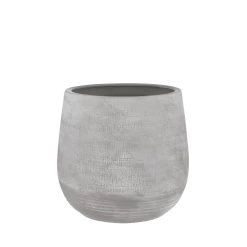 Bloempot Victor - H33 X D36cm - Grijs