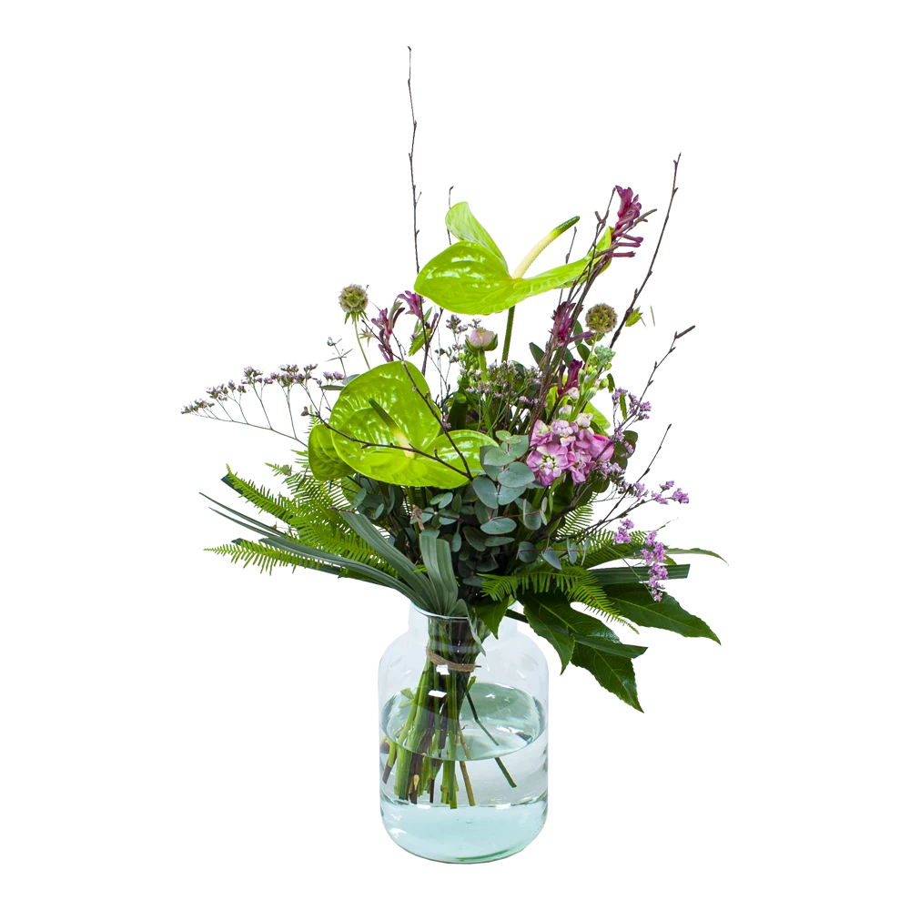 Boeket Anthurium Middel 3 Boeket Anthurium Middel