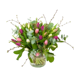Boeket Kleurrijke Tulp Groot