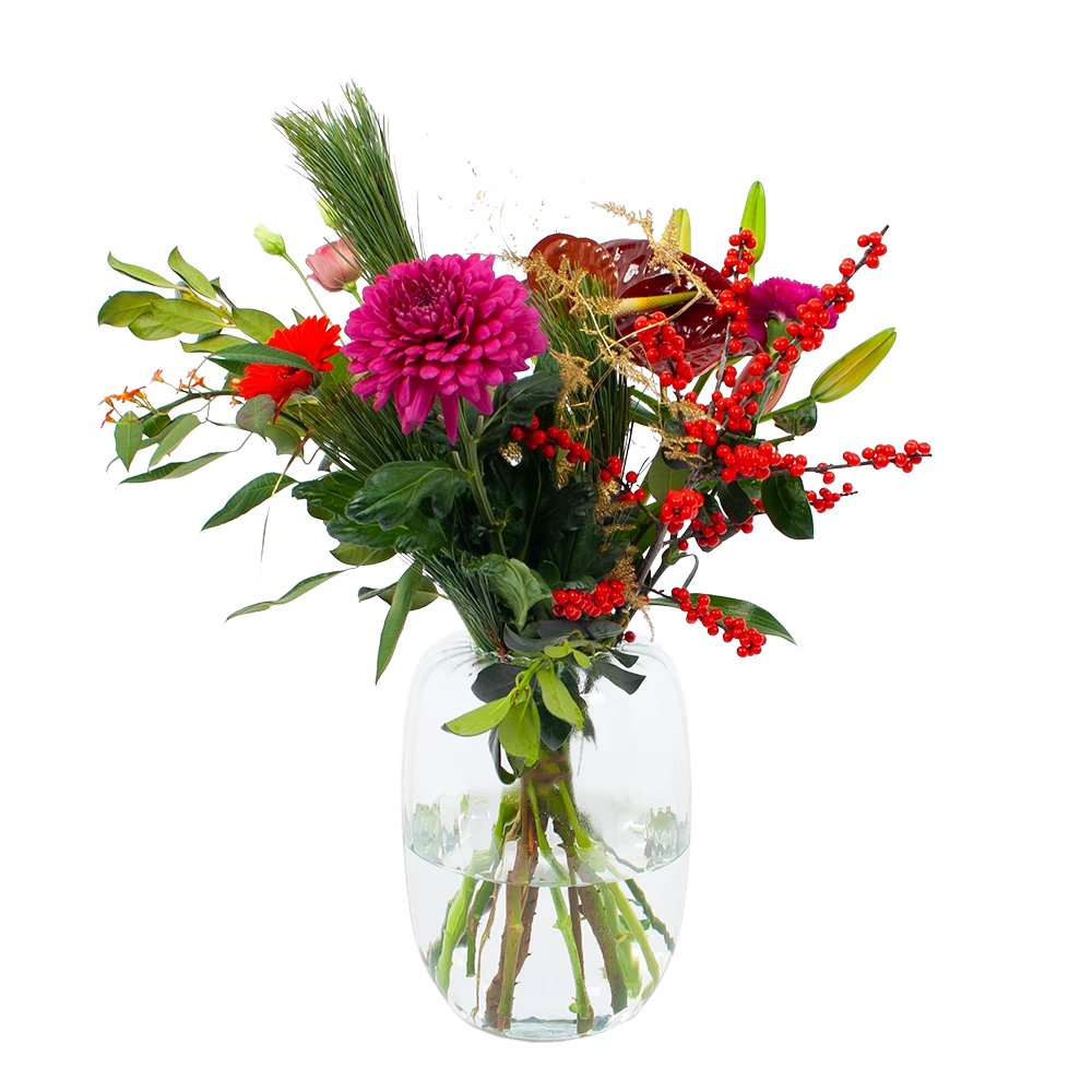 Boeket Liefdevolle Kerst Middel 3 Boeket Liefdevolle Kerst Middel