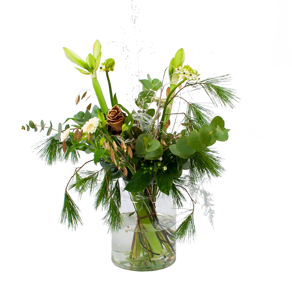 Boeket Merry X-mas Middel 3 Boeket Merry X-mas Middel