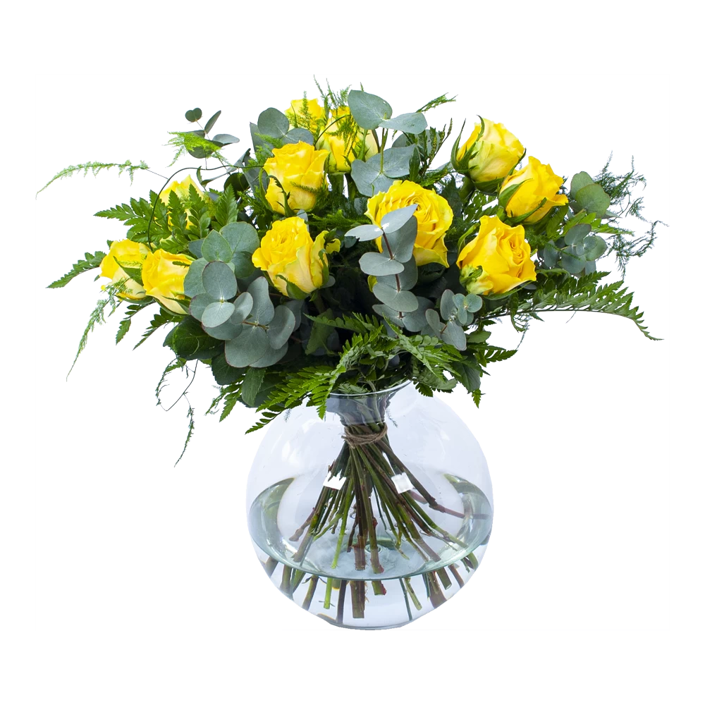 Boeket Rosa Geel Groot 3 Boeket Rosa Geel Groot