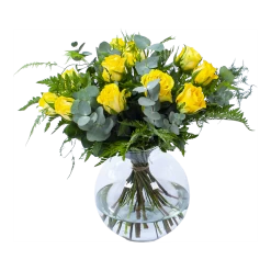 Boeket Rosa Geel Klein