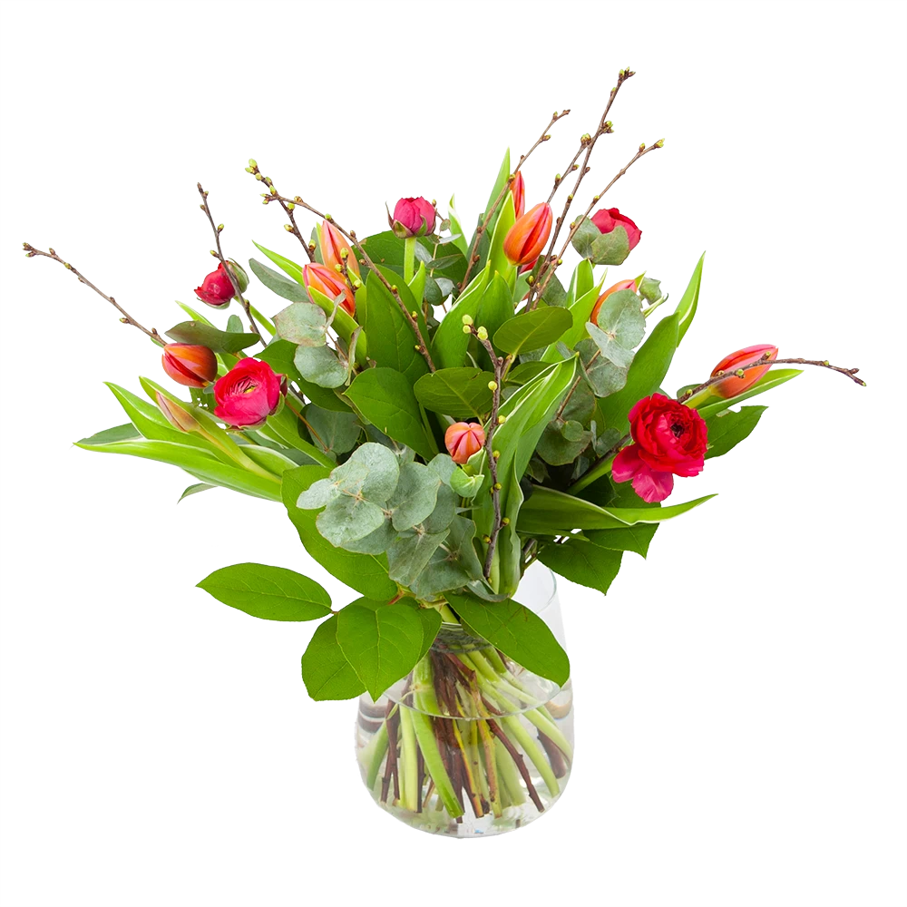 Boeket Vrolijk Roze Klein 3 Boeket Vrolijk Roze Klein