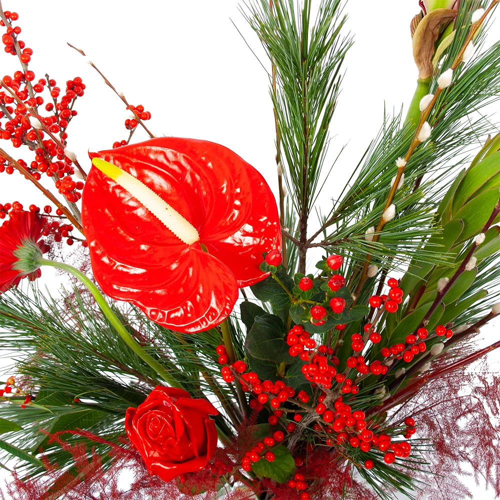 Boeket Winterwonderland Middel 4 Boeket Winterwonderland Middel - Afbeelding 2