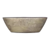 Bloempot Mira Ovaal - L69 X B17 X H25cm - Goud -Woondecoratie Kortingen boot mira 69x17x25cm industrieel goud plantenschaal 1