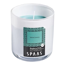 Geurkaars In Glas Met Deksel 56u - Velvet Luxury - Geurkaars - SPAAS