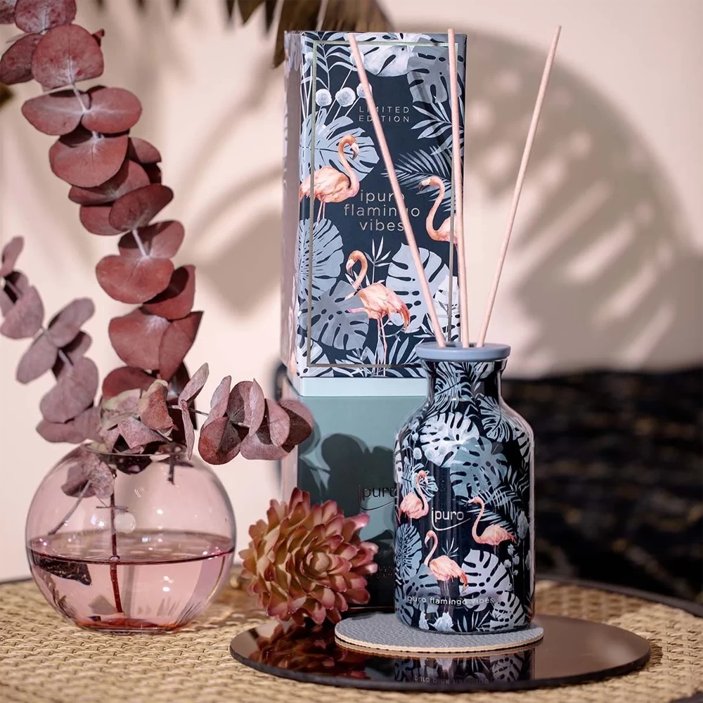 Ipuro Geurdiffuser Flamingo Vibes 240ml - Geurstokjes 5 Ipuro Geurdiffuser Flamingo Vibes 240ml - Geurstokjes - Afbeelding 3