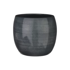 Bloempot Lester - D24 X H22cm - Donkerblauw