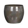 Bloempot Lester - D28 X H26cm - Donkergrijs 2 Bloempot Lester - D28 X H26cm - Donkergrijs -Woondecoratie Kortingen lester pot rond dgrijs h26xd28cm bloempot 1 4