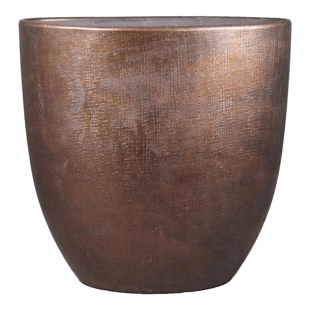 Bloempot Mira Ovaal - L51 X B17 X H57cm - Koper 3 Bloempot Mira Ovaal - L51 X B17 X H57cm - Koper