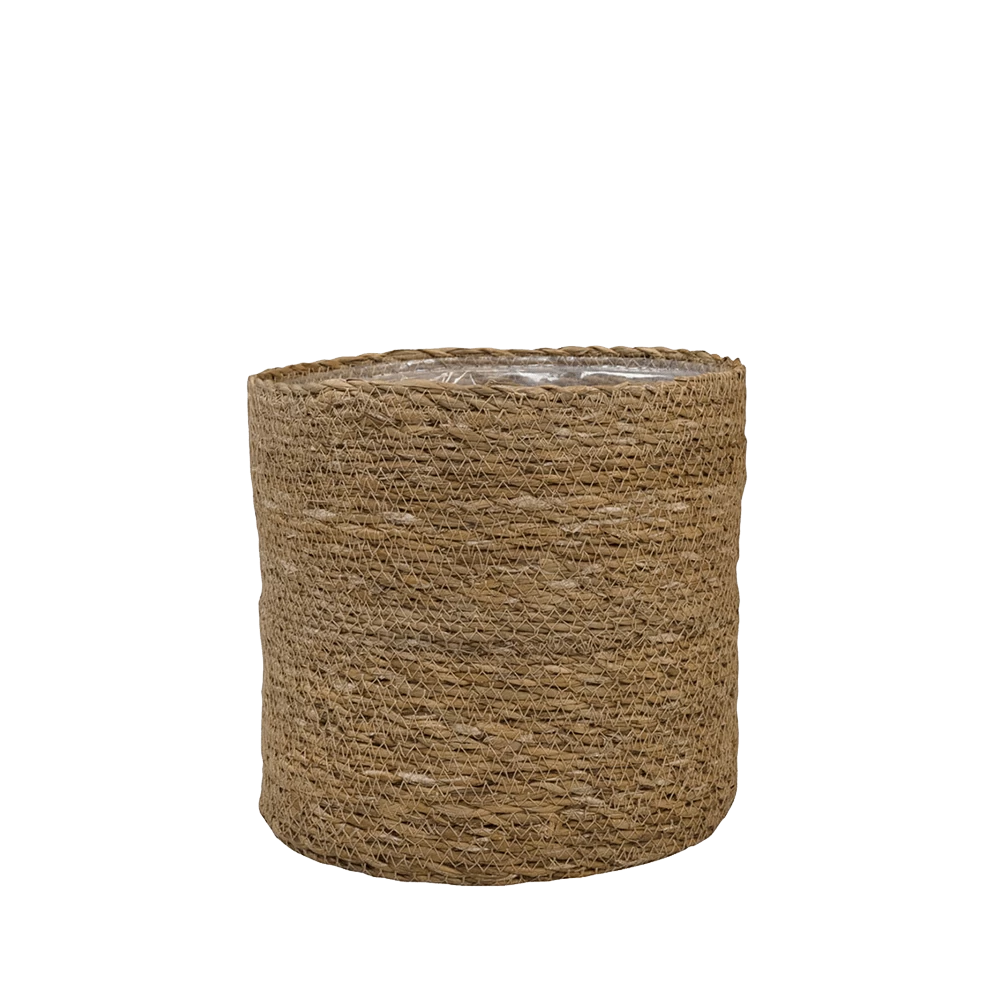 Plantenmand Stef - D28 X H28cm - Naturel 3 Plantenmand Stef - D28 X H28cm - Naturel