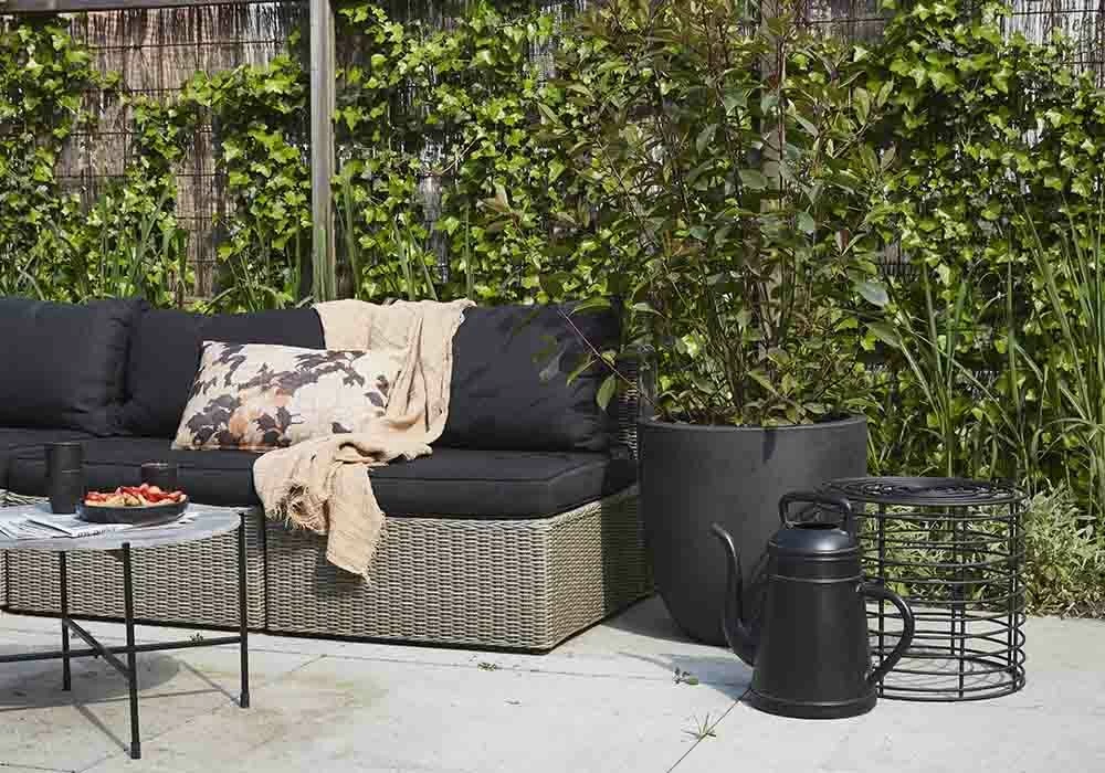 Capi Bloempot Bol Urban Smooth NL - D43 X H41cm - Zwart 4 Capi Bloempot Bol Urban Smooth NL - D43 X H41cm - Zwart - Afbeelding 2