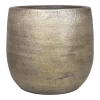 Bloempot Mira - D29 X H27cm - Goud 1 Bloempot Mira - D29 X H27cm - Goud -Woondecoratie Kortingen pot mira d29 h27cm industrieel goud bloempot 1