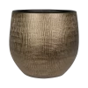 Bloempot Ryan - D36 X H32cm - Shiny Gold -Woondecoratie Kortingen pot ryan shiny gold d36 h32 bloempot 1