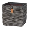 Capi Plantenbak Vierkant Nature Rib NL - L40 X B40 X H40cm - Antraciet -Woondecoratie Kortingen pot vierkant rib nl 40x40x40 antraciet plantenbak 1 5
