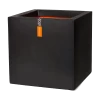 Capi Plantenbak Vierkant Urban Smooth NL - L50 X B50 X H50cm - Zwart -Woondecoratie Kortingen pot vierkant smooth nl 50x50x50 zwart plantenbak 1 4