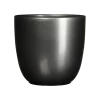 Bloempot Tusca - D31 X H28.5cm - Antraciet -Woondecoratie Kortingen tusca pot rond antraciet h28 5xd31cm bloempot 1 4