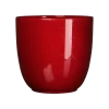 Bloempot Tusca - D31 X H28.5cm - Donkerrood -Woondecoratie Kortingen tusca pot rond d rood h28 5xd31cm bloempot 1 4