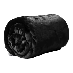 Unique Living Plaid Enzo - 130x180cm - Black