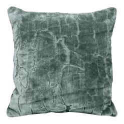 Unique Living Sierkussen Chez - 45x45cm - Mineral Blue