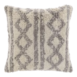 Unique Living Sierkussen Elliot - 45x45cm - Chateau Grey