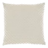 Unique Living Sierkussen Kaat - 45x45cm - Dove White -Woondecoratie Kortingen unique living sierkussen kaat 45x45cm dove white polyester 1 1