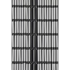 Vliegengordijn Banen - Wit/Zwart/Zilver - 90 X 210cm - Sun-Arts -Woondecoratie Kortingen vliegengordijn banen wit zwart zilver 90 x 210cm sun arts 90 2 2