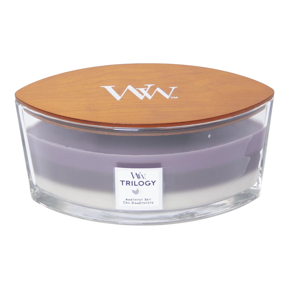 Woodwick Amethyst Sky Trilogy Ellipse Candle - Geurkaars 3 Woodwick Amethyst Sky Trilogy Ellipse Candle - Geurkaars