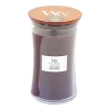Woodwick Black Cherry Large Candle - Geurkaars -Woondecoratie Kortingen woodwick black cherry large candle geurskaars 1 5
