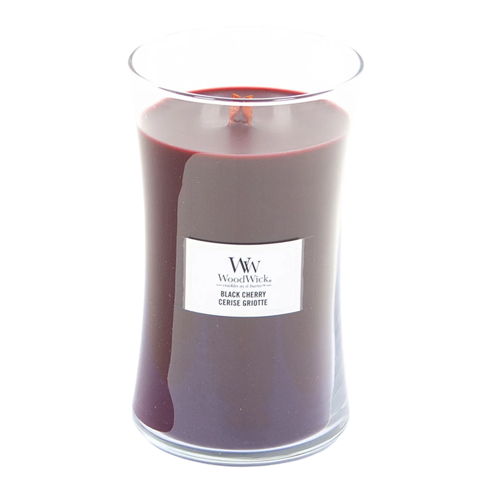 Woodwick Black Cherry Large Candle - Geurkaars 4 Woodwick Black Cherry Large Candle - Geurkaars - Afbeelding 2
