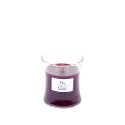 Woodwick Black Cherry Mini Candle - Geurkaars -Woondecoratie Kortingen woodwick black cherry mini candle geurskaars 2 5