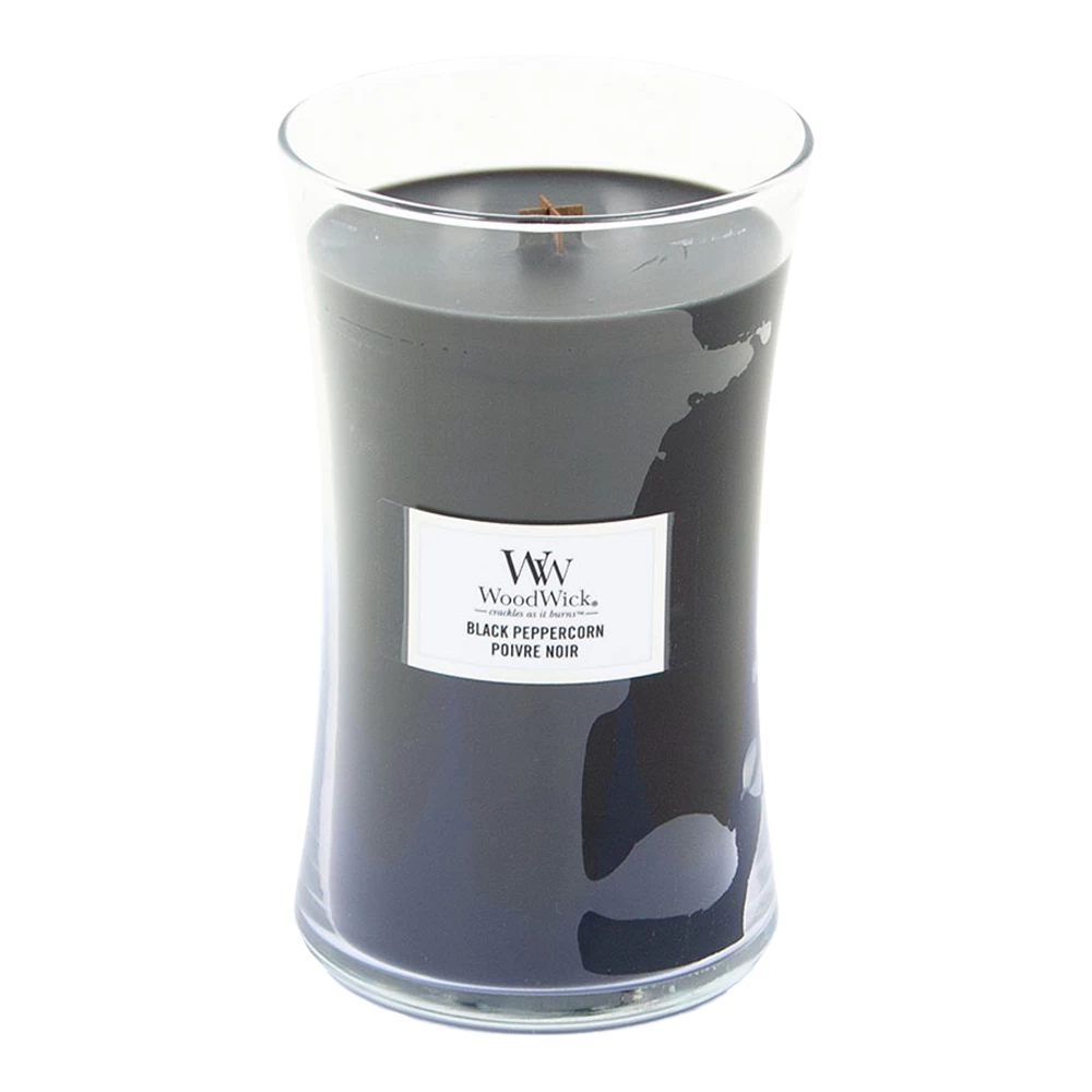 Woodwick Black Peppercorn Large Candle - Geurkaars 4 Woodwick Black Peppercorn Large Candle - Geurkaars - Afbeelding 2