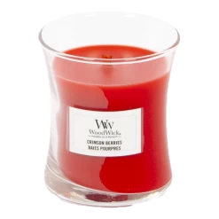Woodwick Crimson Berries Mini Candle - Geurkaars -Woondecoratie Kortingen woodwick crimson berries mini candle geurskaars 2 3