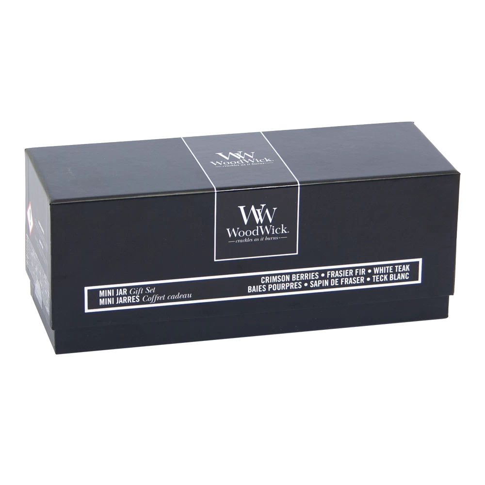 Woodwick Deluxe Gift Set Mini Jar Autumn/Winter - Geurkaars - Afbeelding 2