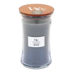 Woodwick Evening Onyx Large Candle - Geurkaars