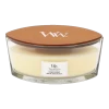 Woodwick Island Coconut Ellipse Candle - Geurkaars -Woondecoratie Kortingen woodwick island coconut ellipse candle geurskaars 1 3
