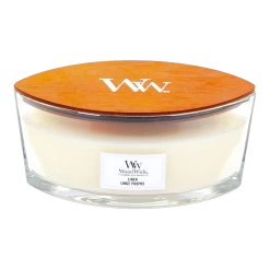 Woodwick Linen Ellipse Candle - Geurkaars