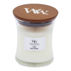Woodwick Linen Medium Candle - Geurkaars
