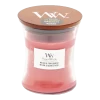Woodwick Melon & Pink Quartz Medium Candle - Geurkaars -Woondecoratie Kortingen woodwick melon pink quartz m candle geurskaars 1 1